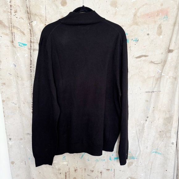 Club Room Estate Merino Wool Blend Mock Neck Turtleneck Sweater - Picture 4 of 4